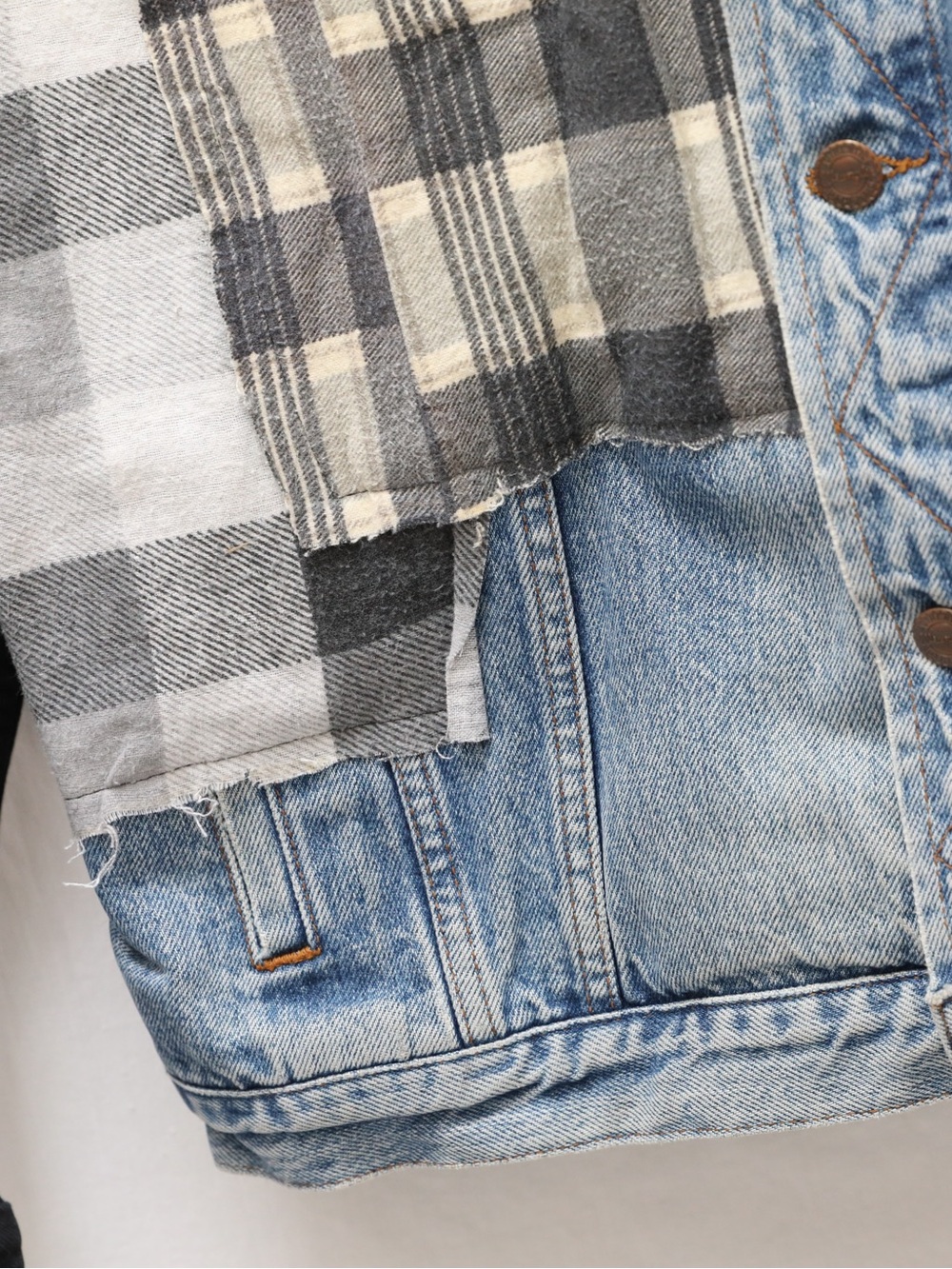 NWT Rag Union Reconstructed Wrangler - Picture 9 of 13